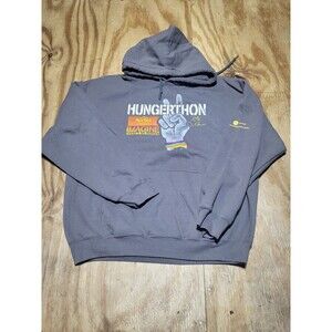 Hardrock Hungerthon 2013 Imagine There's No Hunger Gray hoodie John Lennon @L3